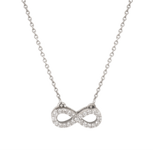 Load image into Gallery viewer, 18K Gold and Diamonds Infinity Pendent
