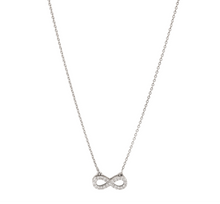 Load image into Gallery viewer, 18K Gold and Diamonds Infinity Pendent
