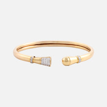 Load image into Gallery viewer, 18K Gold and Diamond Cuff Bangle
