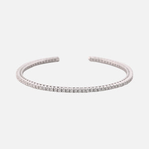 18K Gold Diamond Patti Cuff Bangle