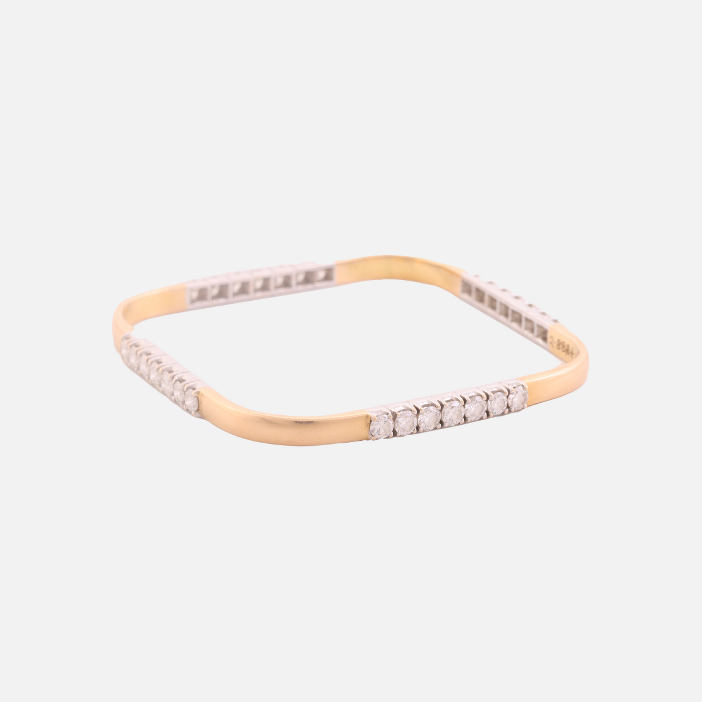 Square bangle gold store