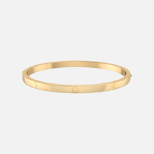 Load image into Gallery viewer, 18K Yellow Gold Loop Bold Bangle
