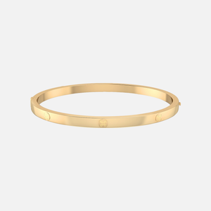 18K Yellow Gold Loop Bold Bangle