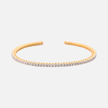 Load image into Gallery viewer, 18K Gold Diamond Patti Cuff Bangle
